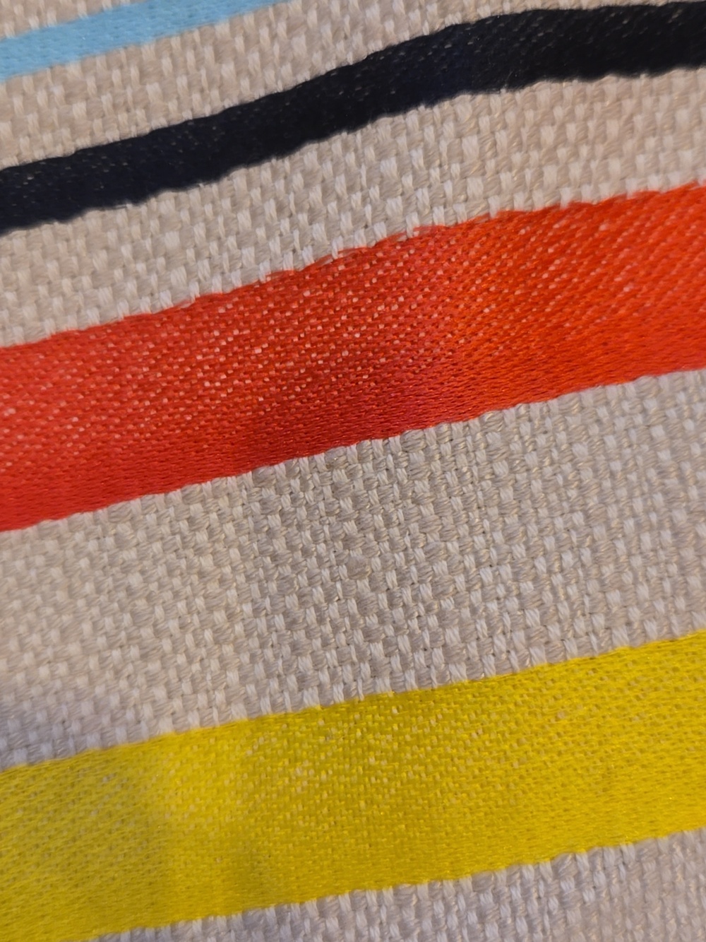 J. Crew Multi-Colored Striped Fringed Hem  Pencil Skirt - Picture 3 of 9